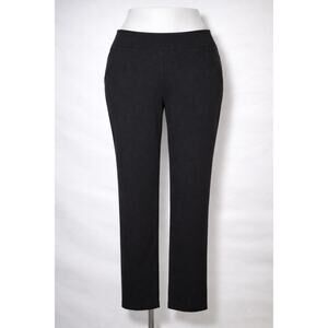 Denim & Co. Petite Duo Stretch Straight Leg Pants Style [S]